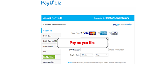 Payment Options