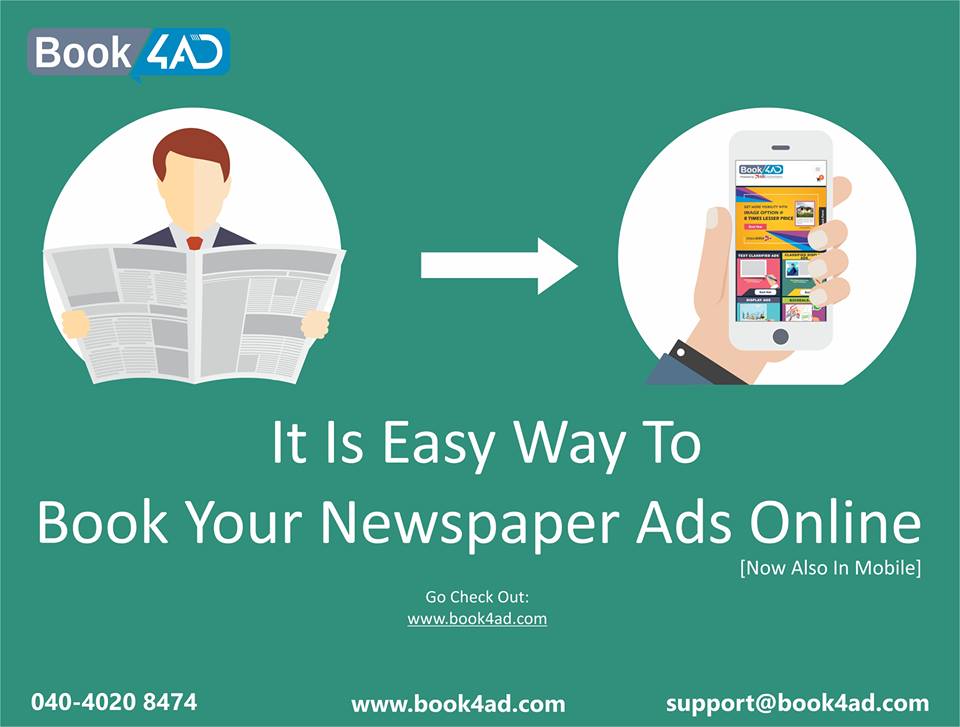 BOOK NEWSPAPER ADS ONLINE