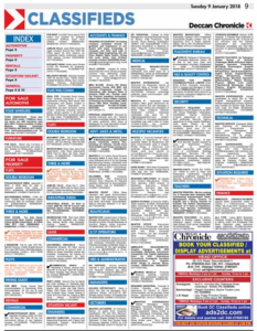 deccan chronicle classified page